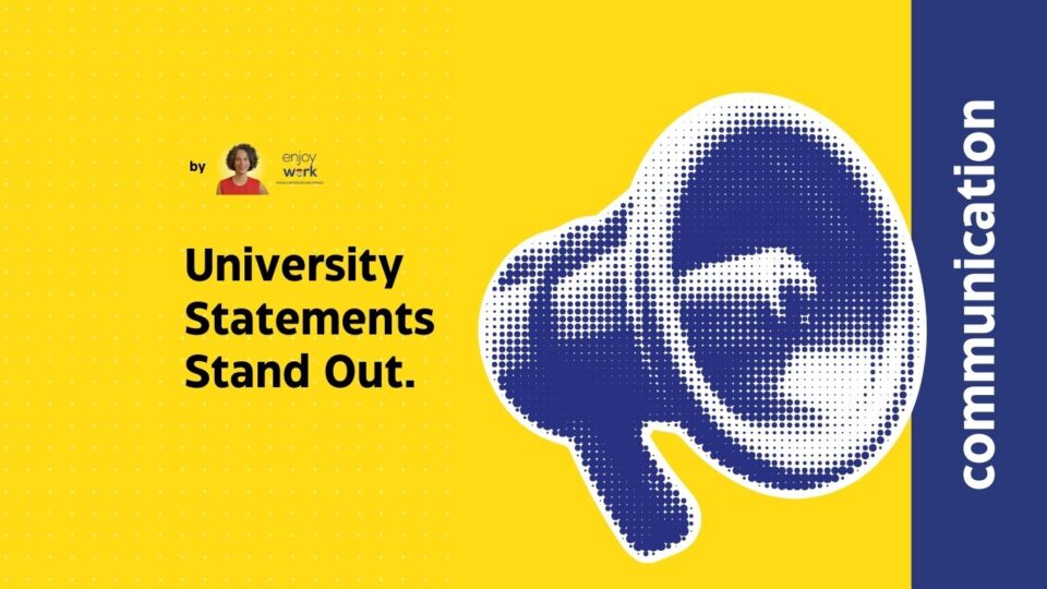 Where postgrad statements get personal